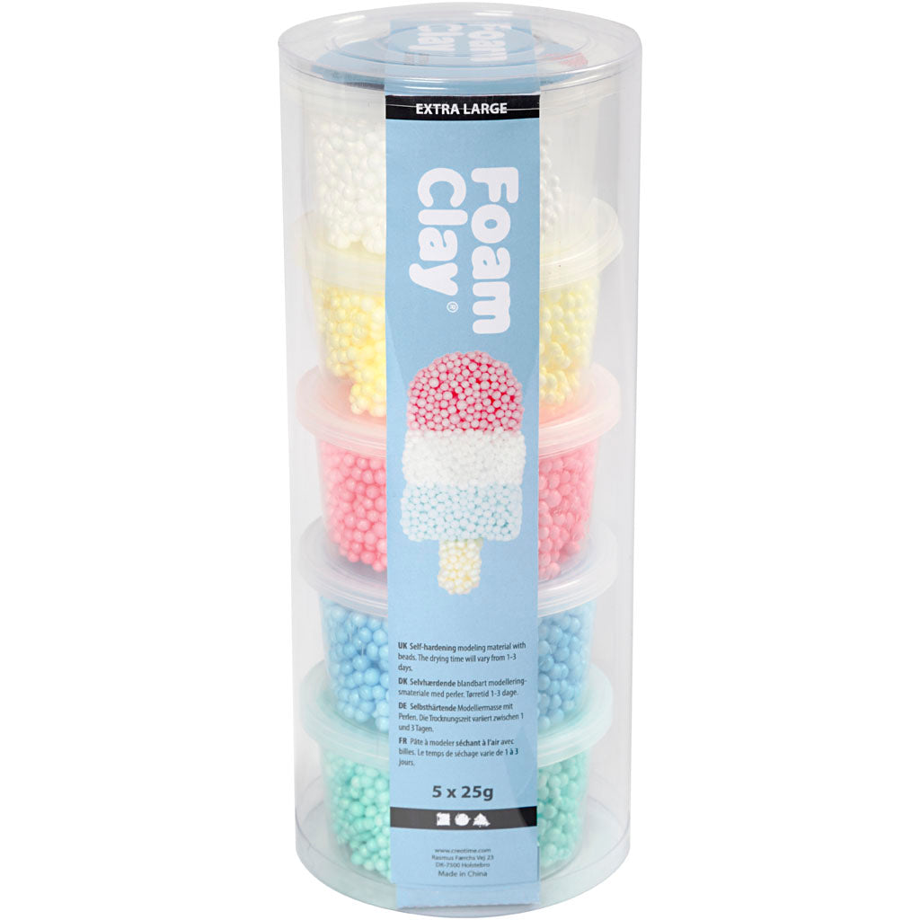 Creativ Company foam clay extra large, 5 colours