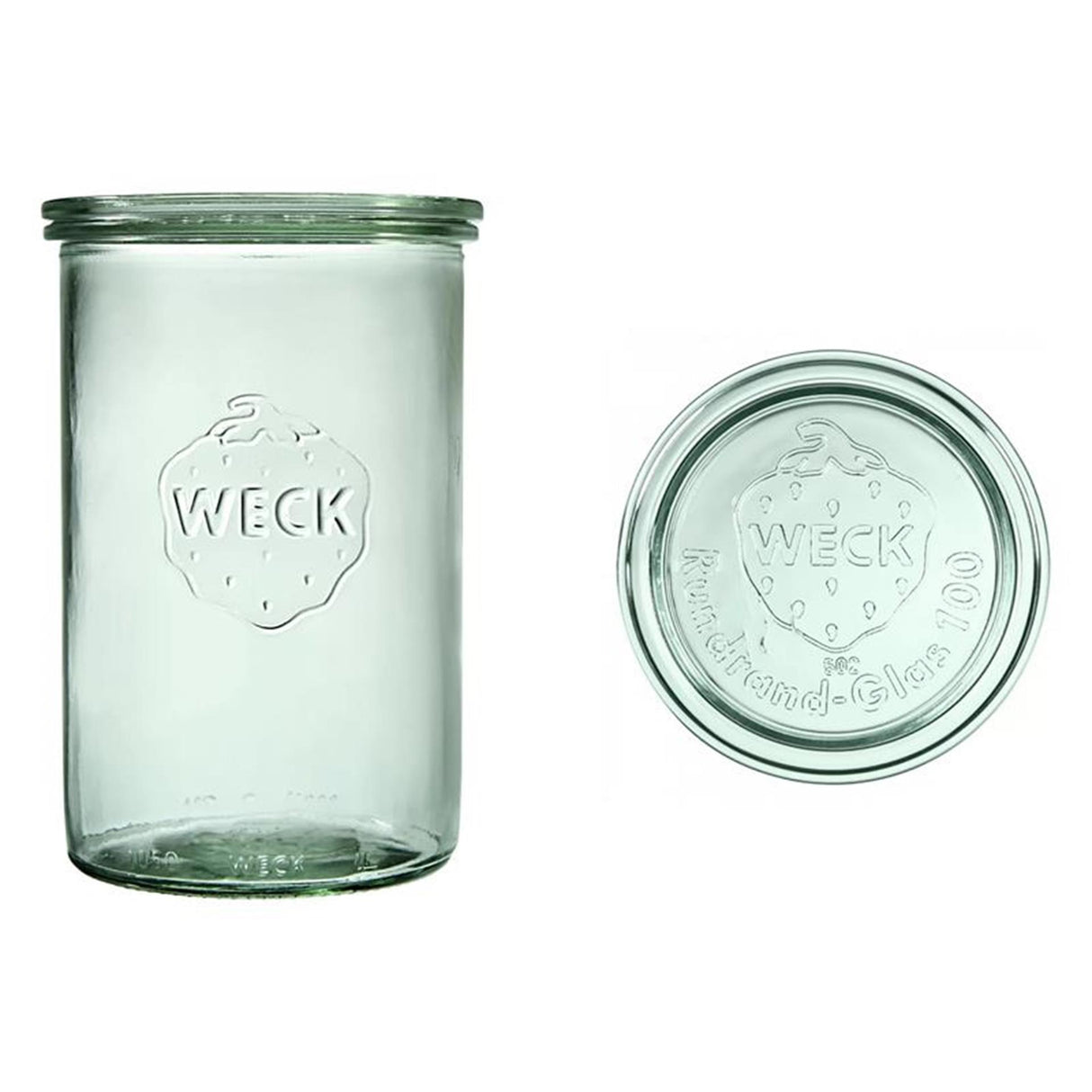 Weck hæld glas (1050ml) 1l 6 stk