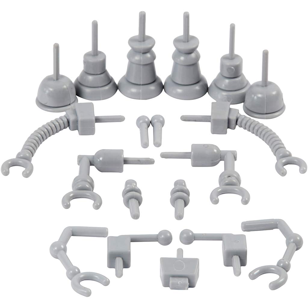 Robot parts gray, 19st.