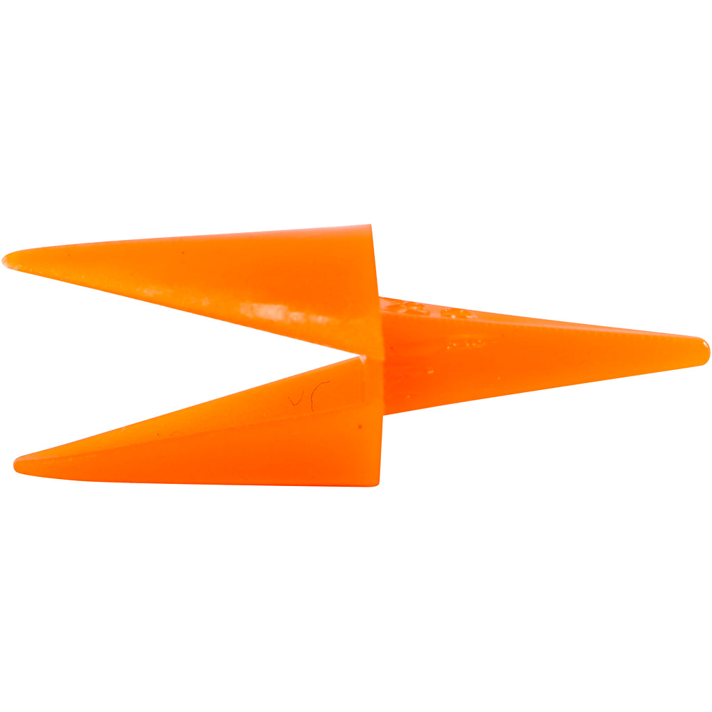 Creativ company chicken beaks, l: 30 mm, orange, 50 pieces 1 box