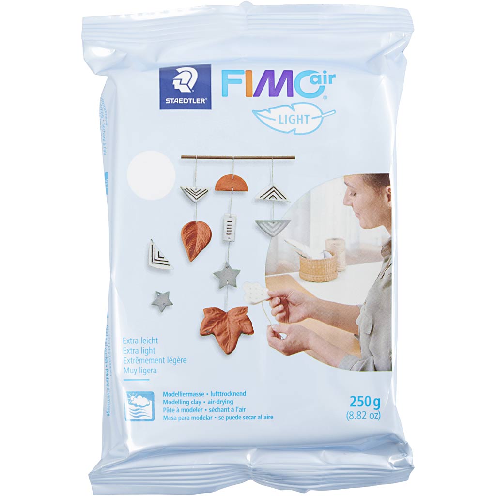 Fimo® air, light, bright white, 250 gr 1 box