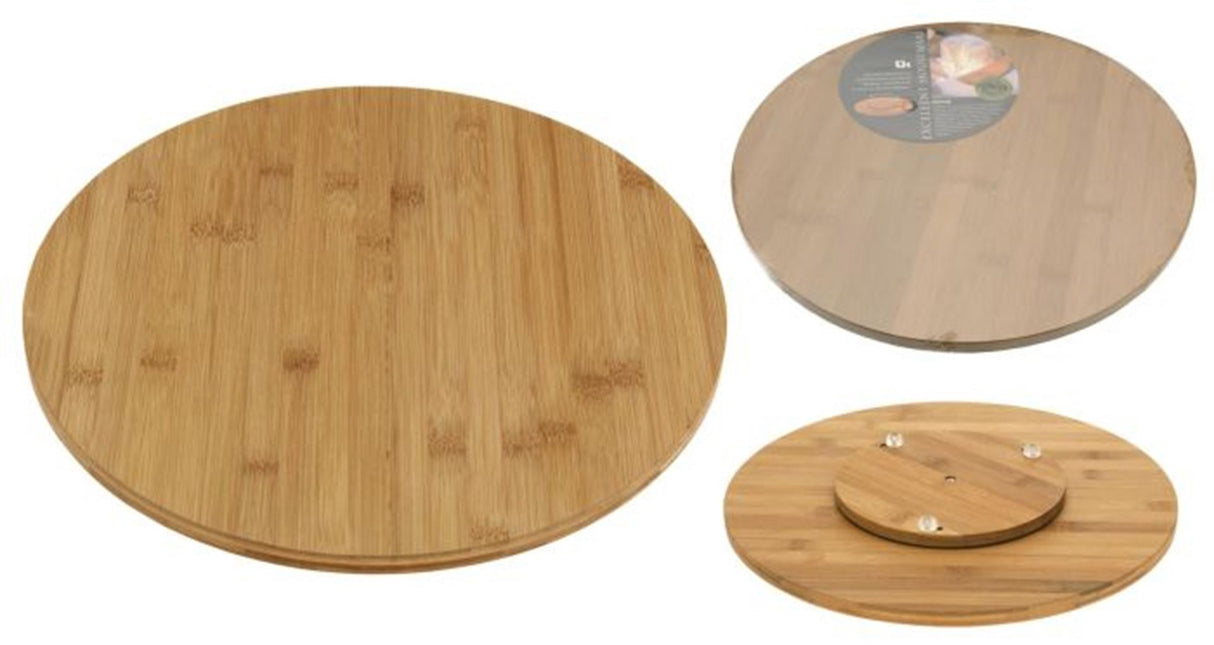 Excellent Houseware Bamboo Rotating Cheese Board ø35cm
