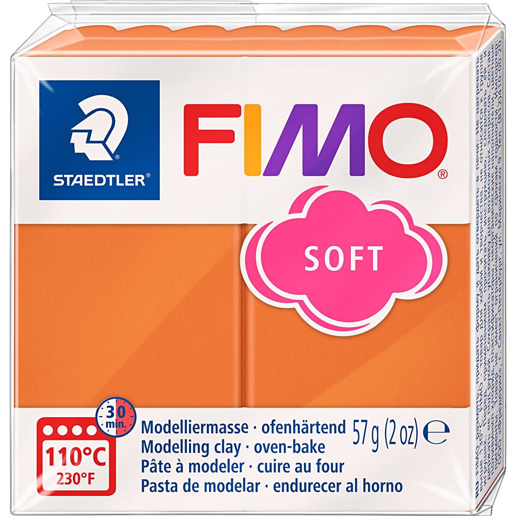 Fimo® soft, cognac, 57 g 1 box