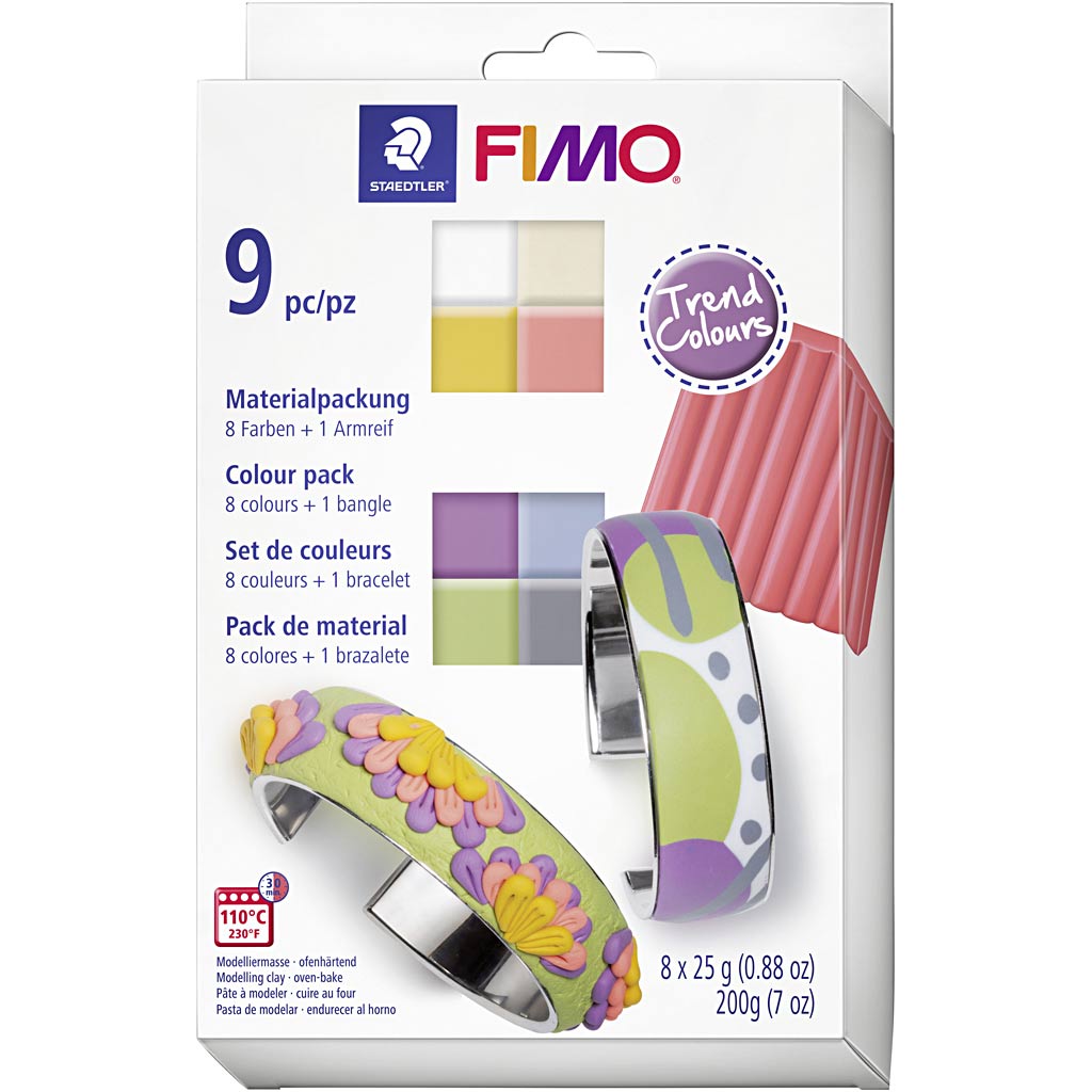 Fimo® soft, 8x25 gr 1 box