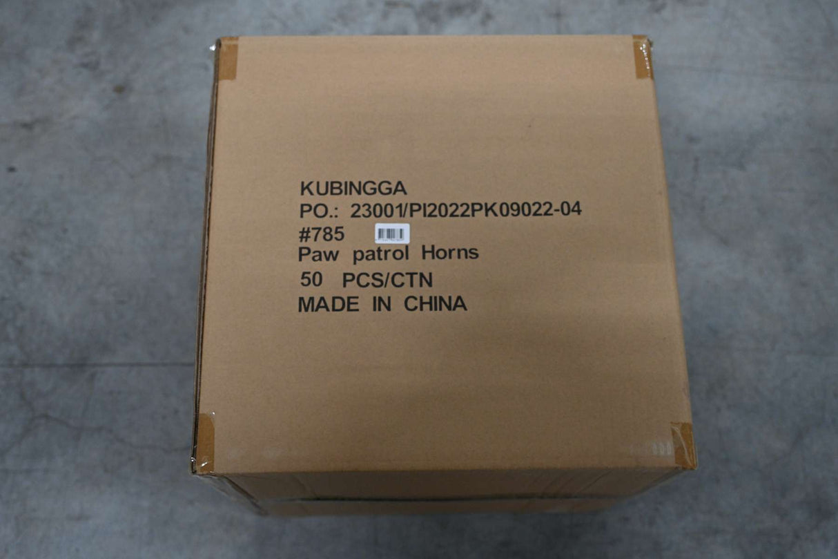 Fahrradhornpfotenpatrouille 13 cm blau