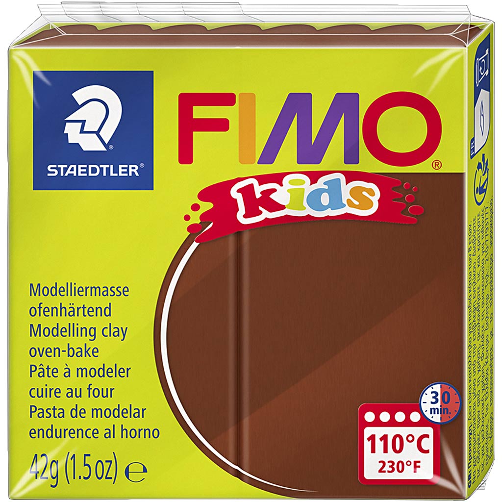 Fimo Kids Mountain Klei Brown, 42gr