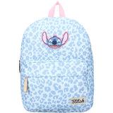 Backpack stitch leopard and laughter