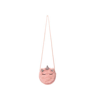 No brand unicorn shoulder bag fluffy pink | 4 pieces