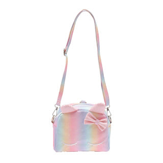 No brand unicorn shoulder bag multicolor rainbow
