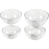 Creativ company plastic molds transparent, 4 pcs.