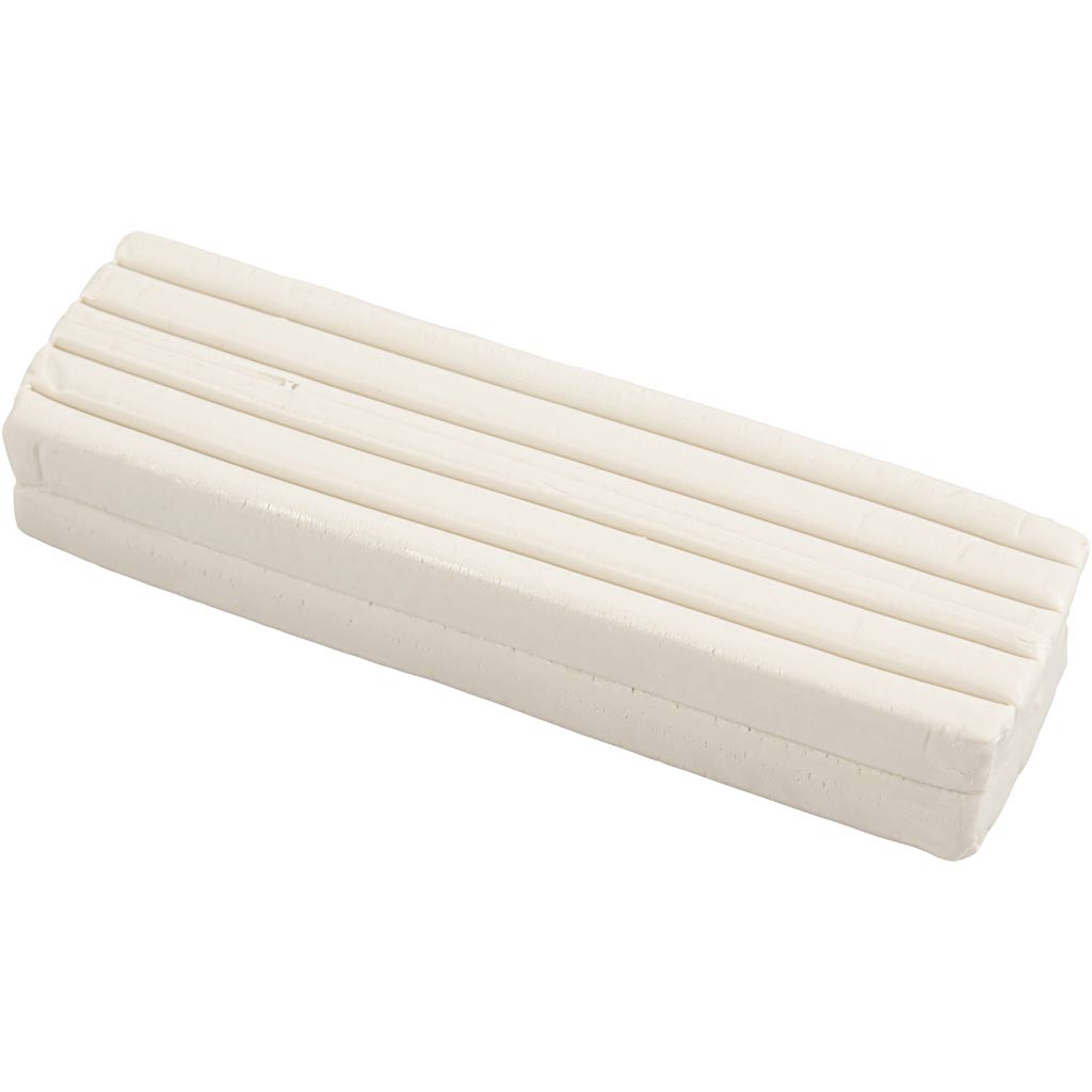 Soft clay - white, 500gr.