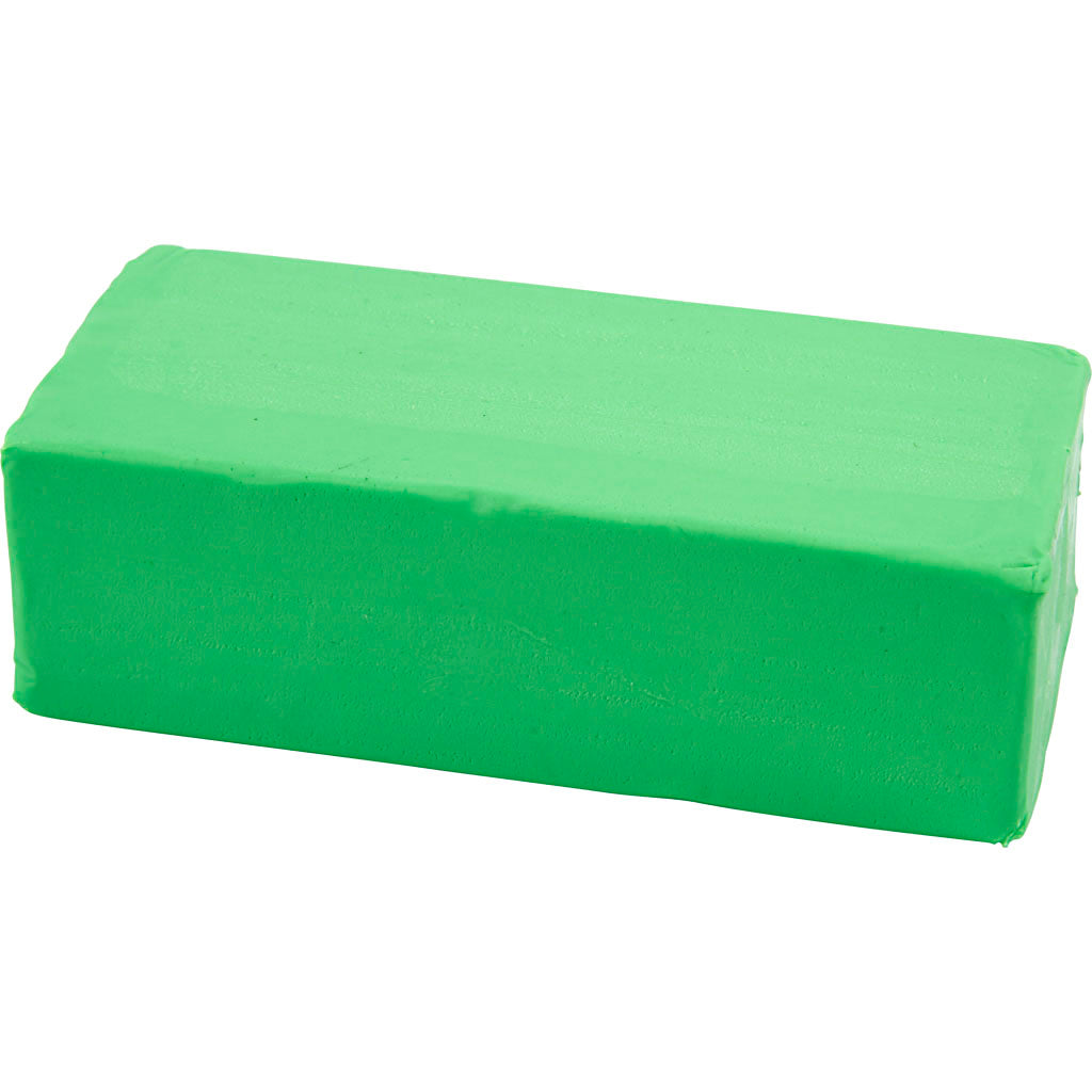 Soft clay - neon green, 500gr.