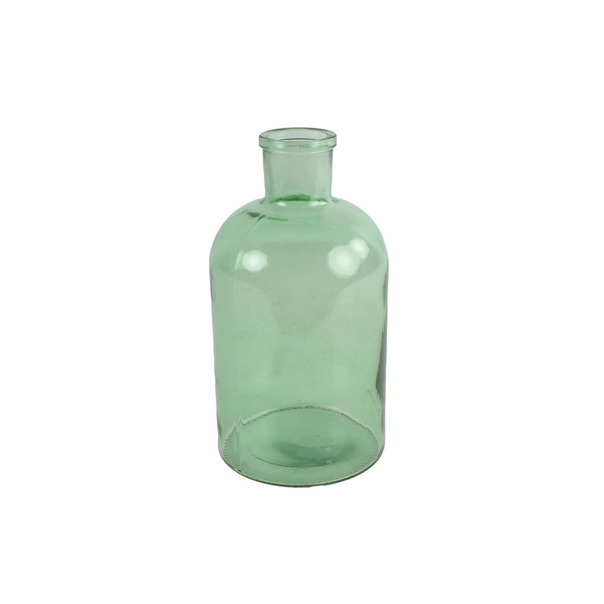 Countryfield vaas apothekersfles groen 14x14x27cm