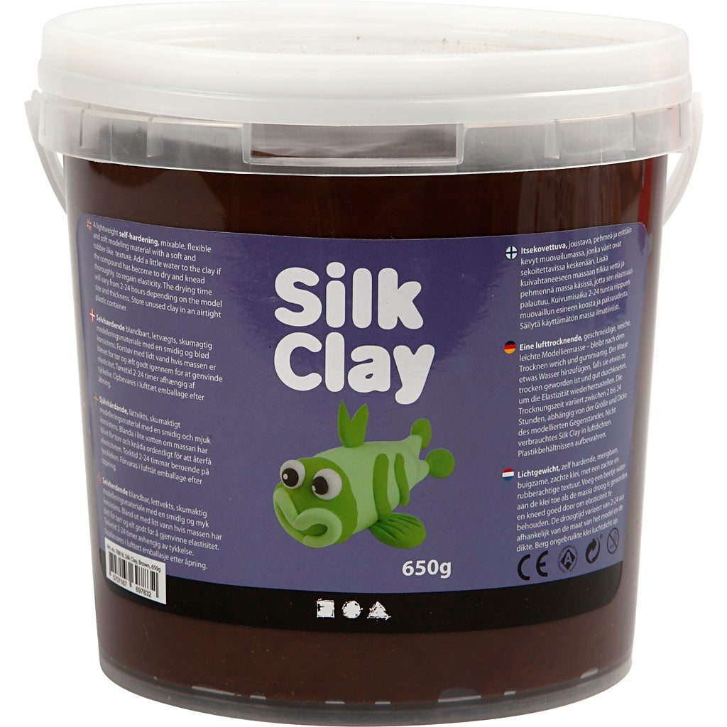 Silk clay ®, brown, 650 gr 1 bucket