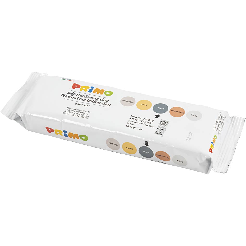 Creativ Company Self -Hardring Mountain Klei Black, 1000gr