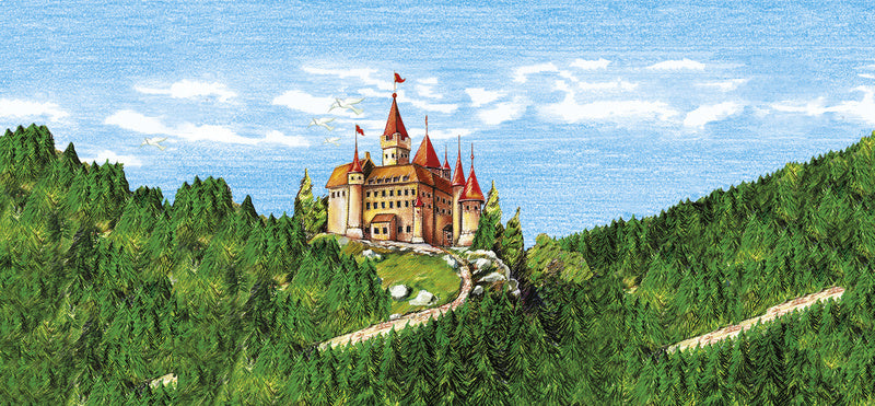 Faber Castell FC-120136 Pencil colorato Faber-Castell Castle Casto di cartone esagonale con 36 pezzi