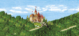 Faber Castell FC-120136 Pencil colorato Faber-Castell Castle Casto di cartone esagonale con 36 pezzi