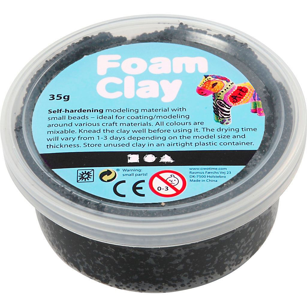Foam Clay - Black, 35gr.
