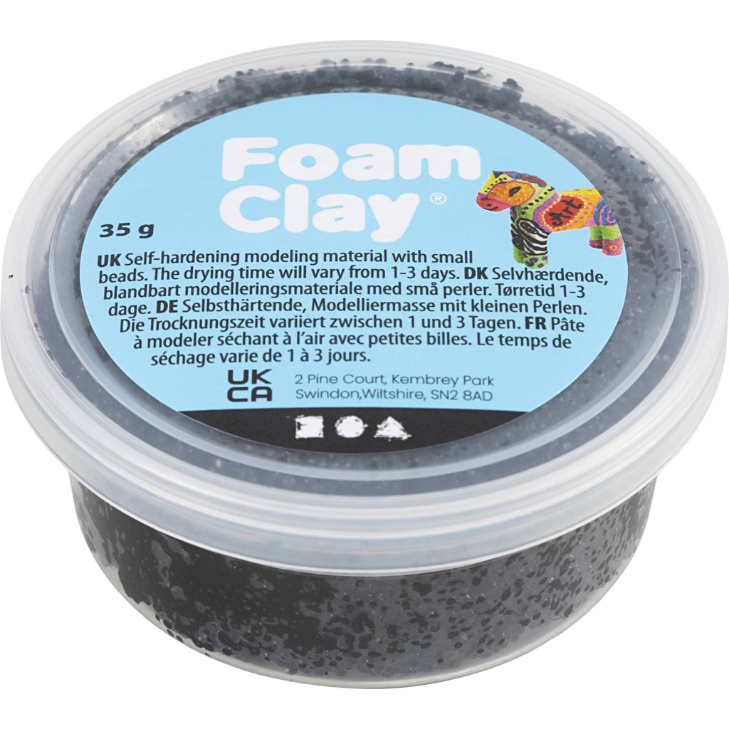 Foam Clay - black, 35gr.