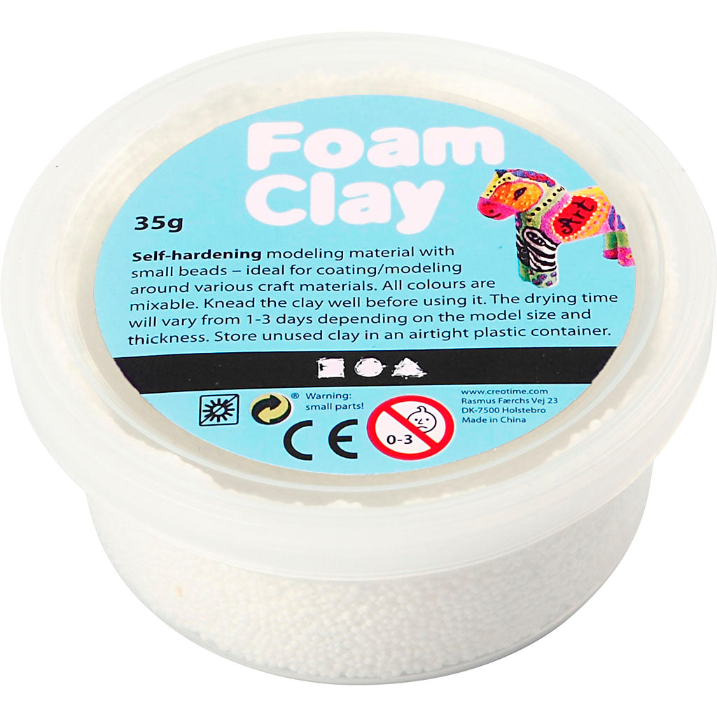 Foam Clay - White, 35gr.