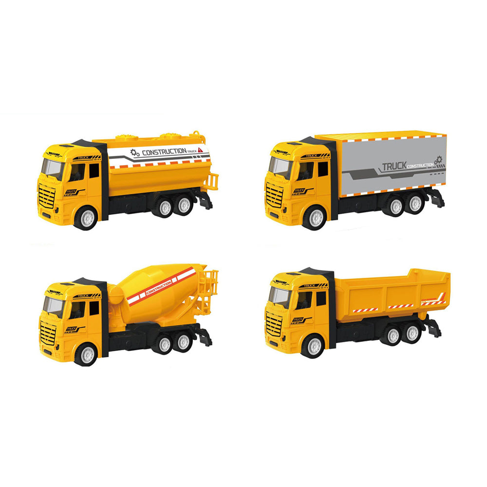 Work vehicle truck yellow