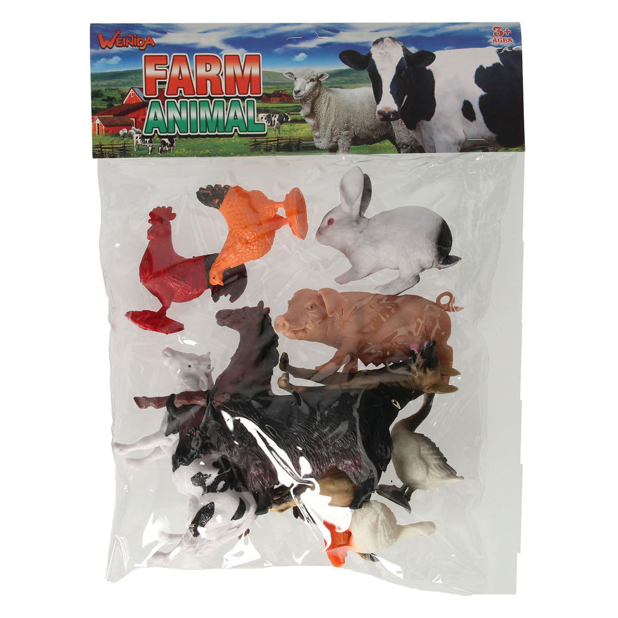 Farm animals, 10 pcs.
