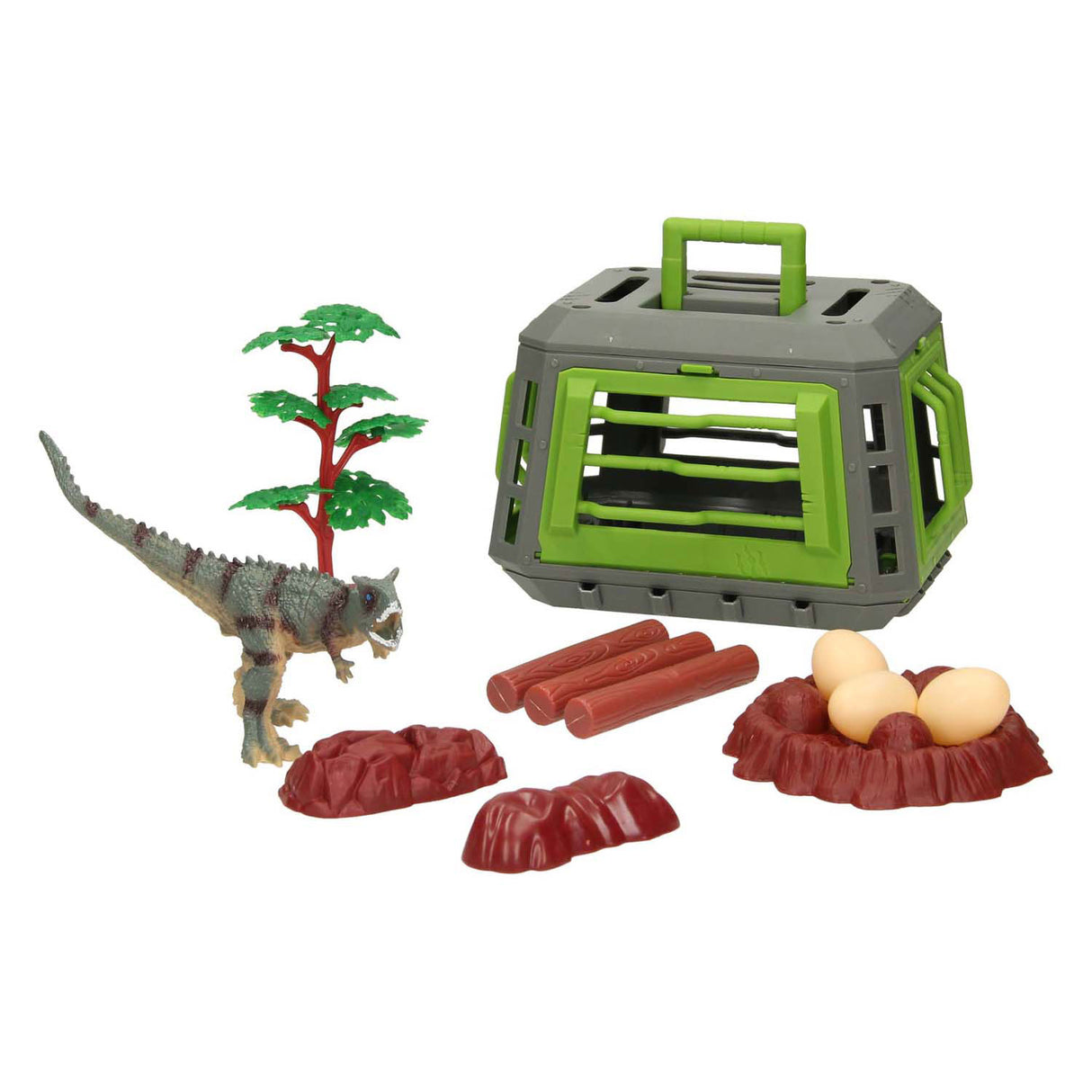 Dino play set with cage