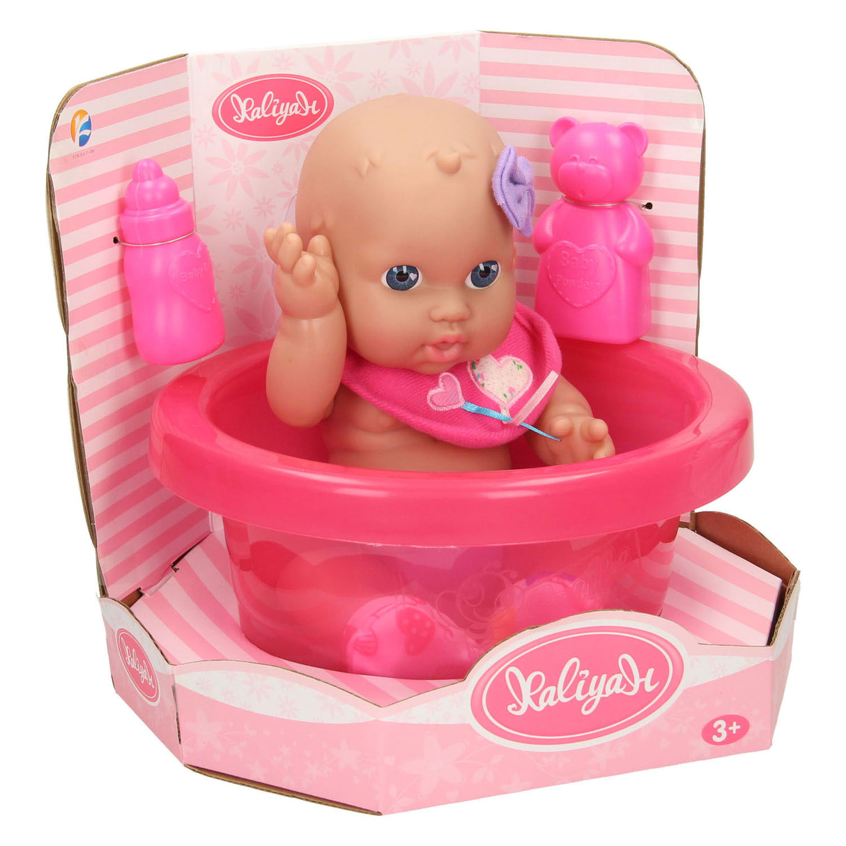 Puppet set with bath