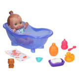 Doll set with bath