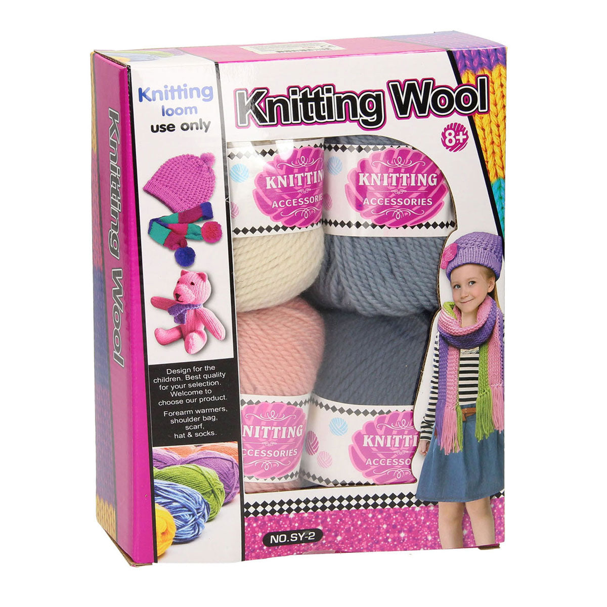 Knitting set 4 balls