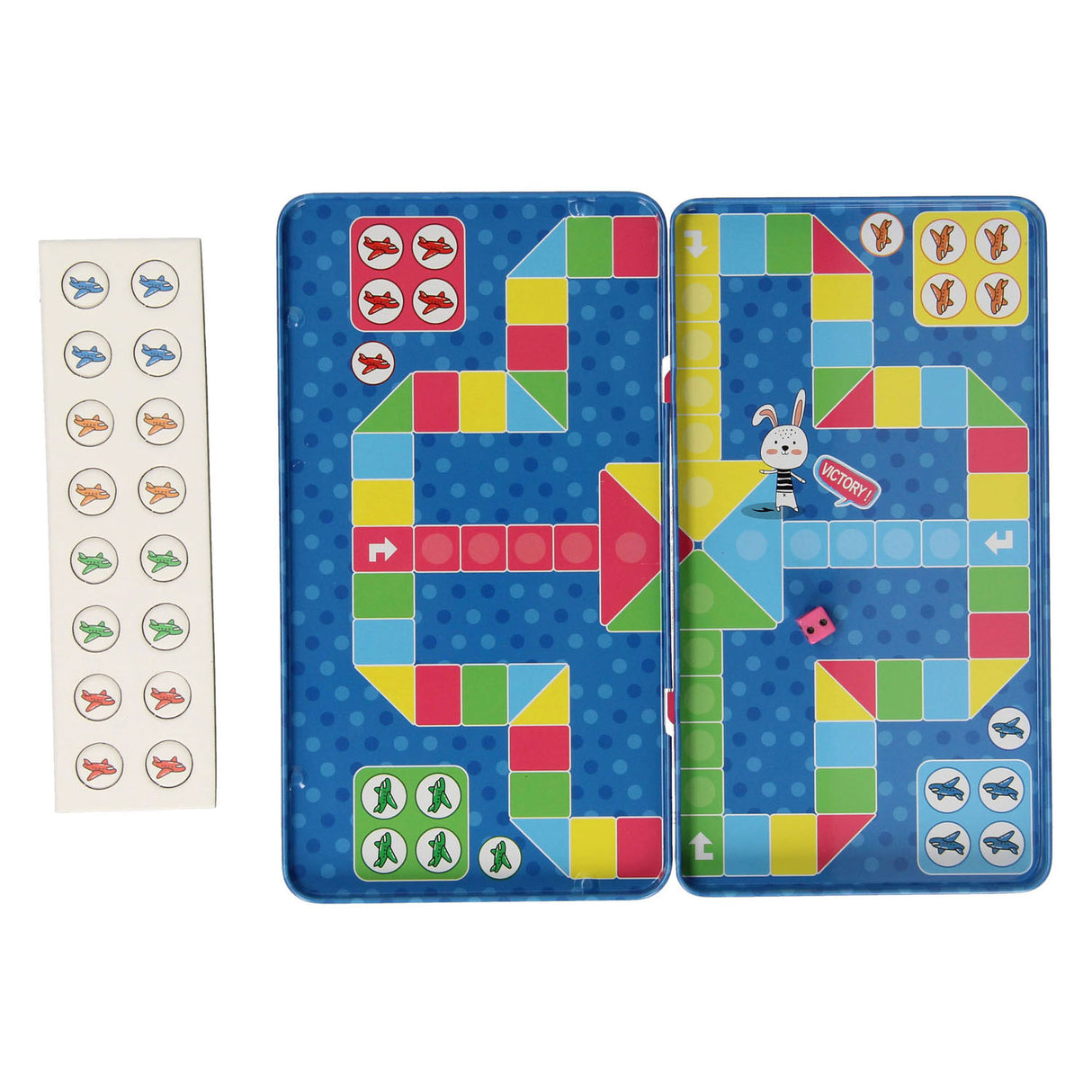Ludo magnetický v plechovce