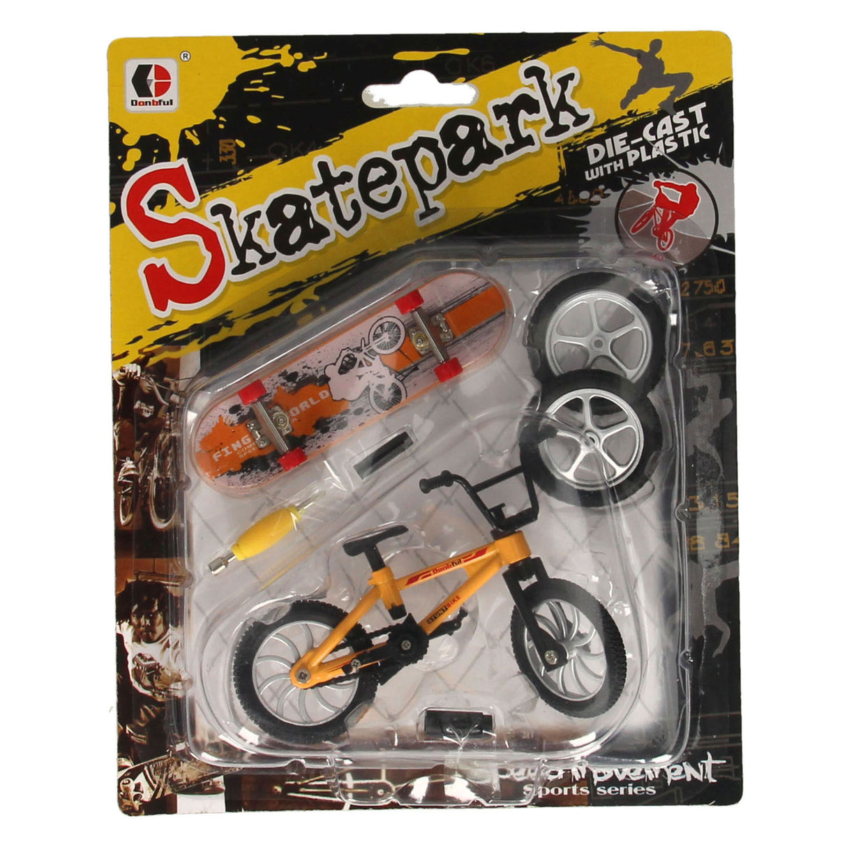 Fanger Stunt Vëlo mat Accessoiren