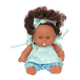 Puppelchen Poppen Curls mat Kleed, 22 cm