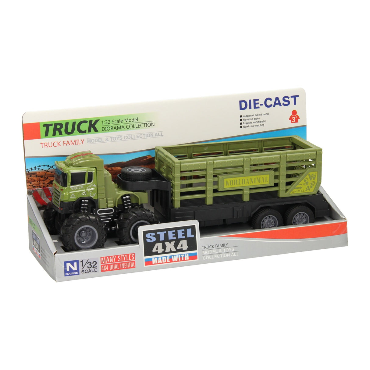 Die cast desert truck