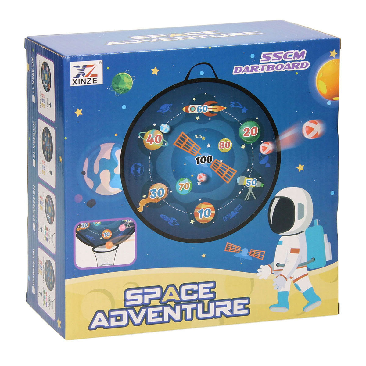 Velcro dart set space travel