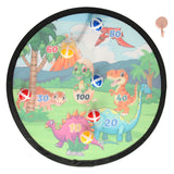 Velcro dart set dinosaur world
