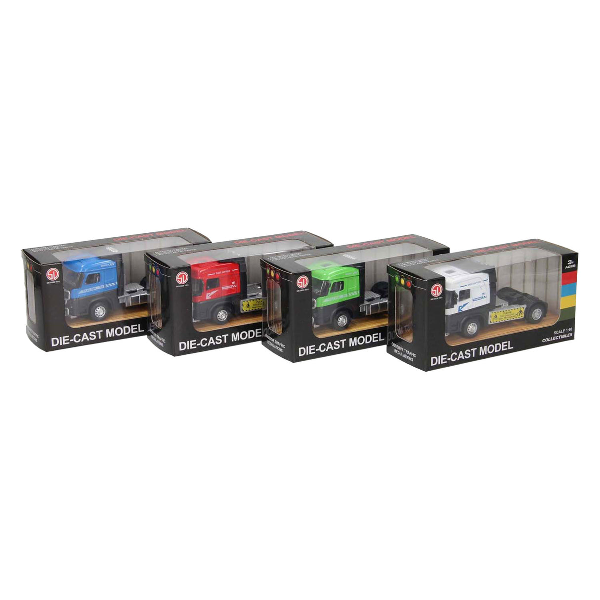 Die-cast truck trailer
