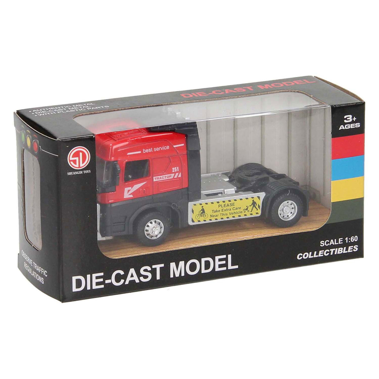 Die-cast truck trailer