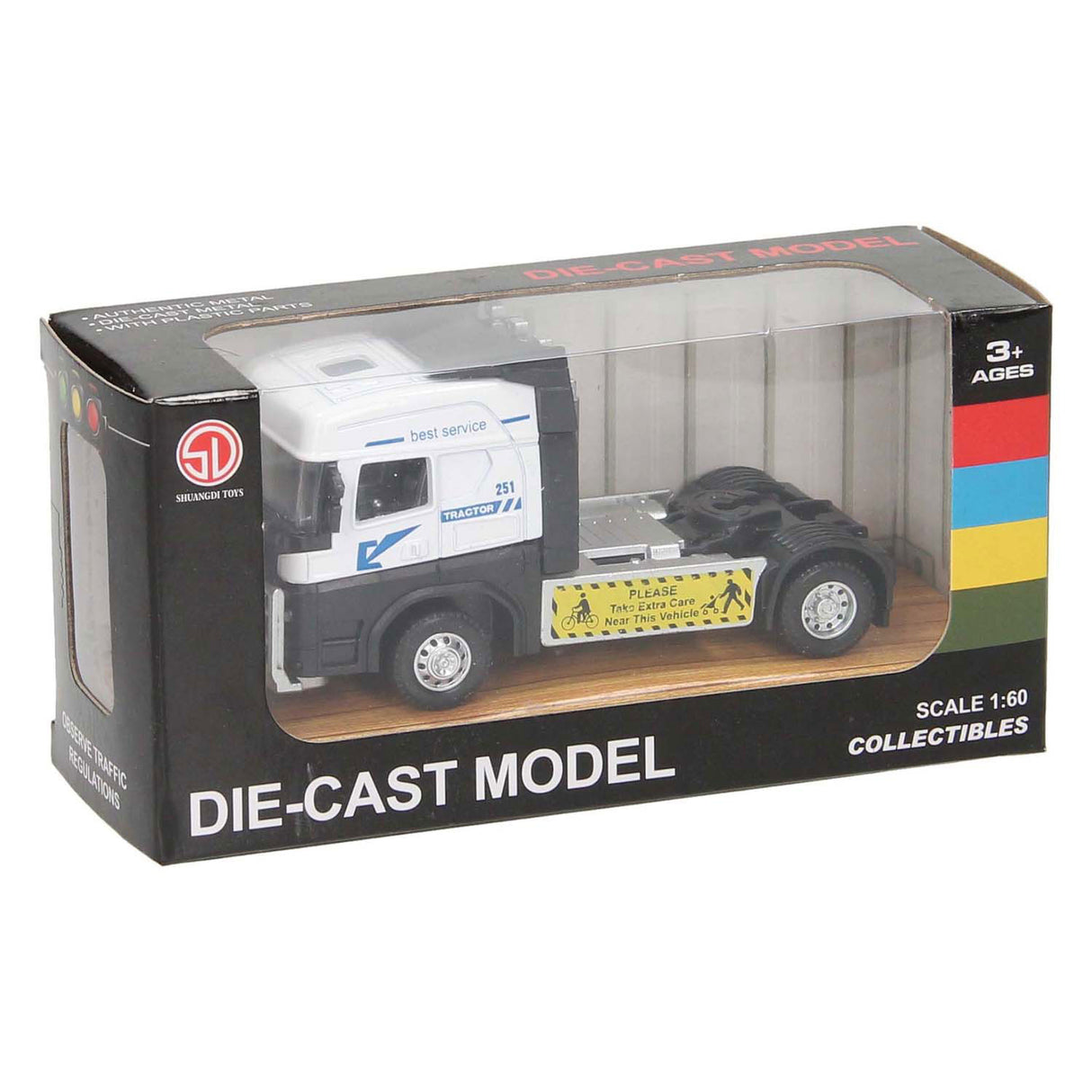 Die-cast truck trailer