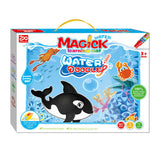 Magic water drawing mat can be stored