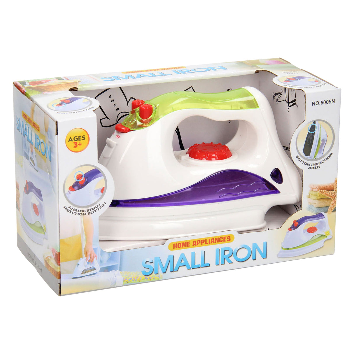 hierro con vapor