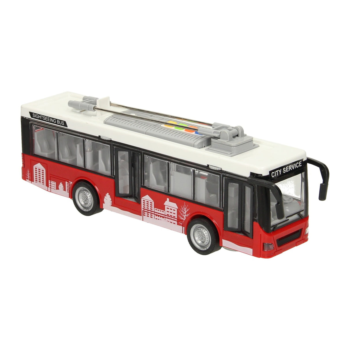 Miesto autobusas su šviesa ir garsu 1:16