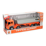Truck with waste container