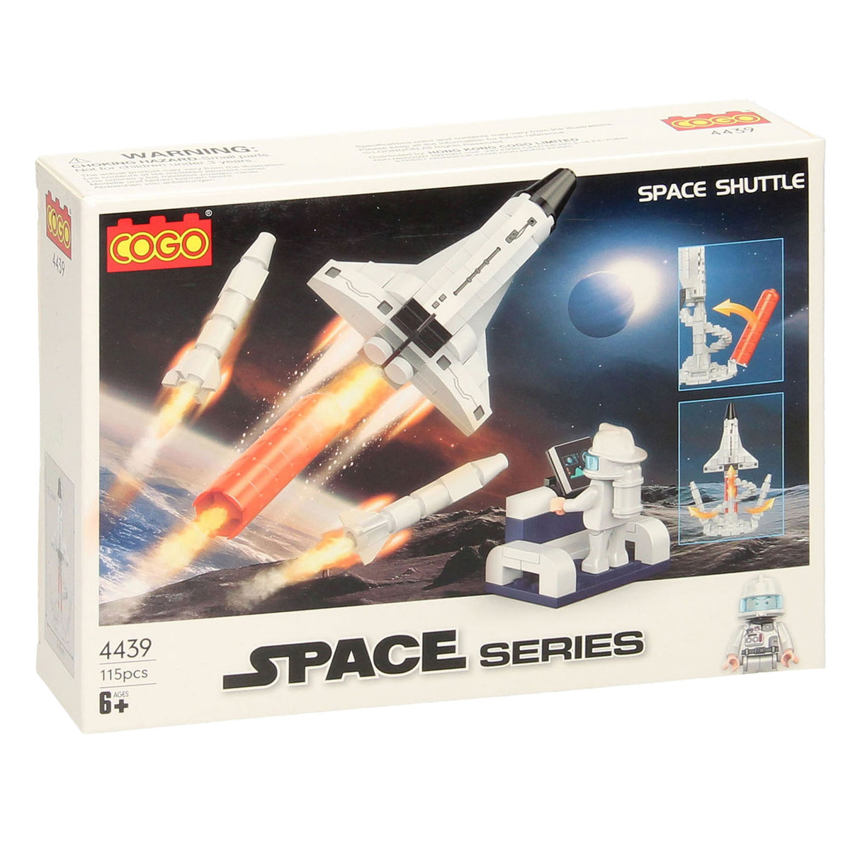 Space launch station construction set, 127pcs