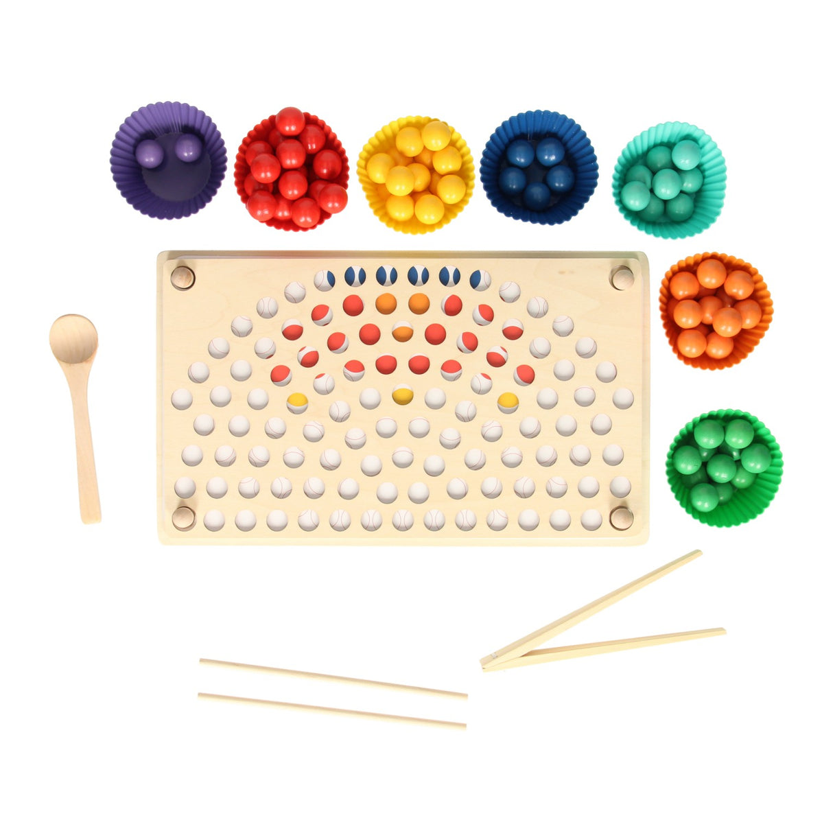 Rainbow Cup Ball Game