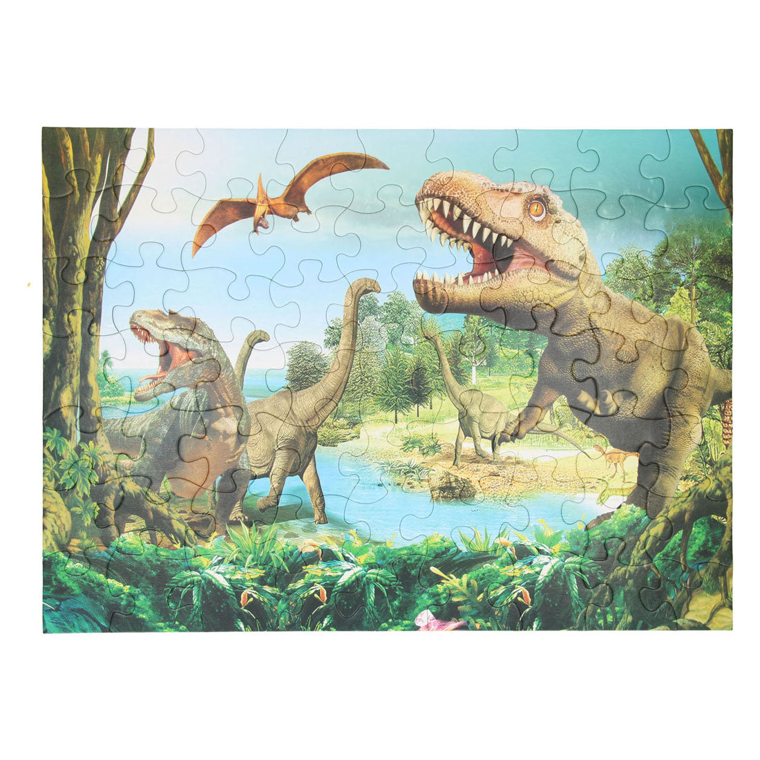 Leg Puzzle Dino Welt, 63st.