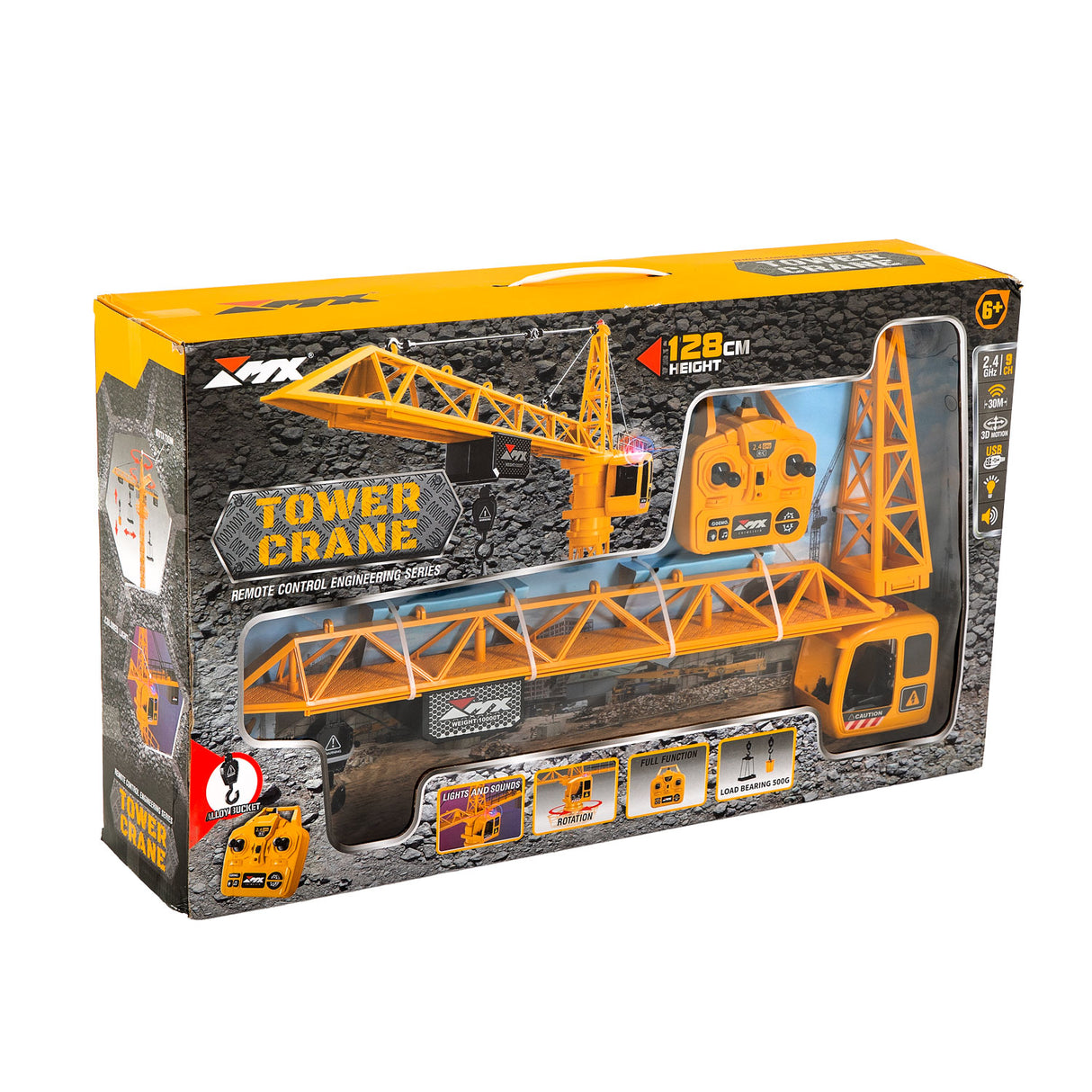 RC controlled crane RC, 128cm