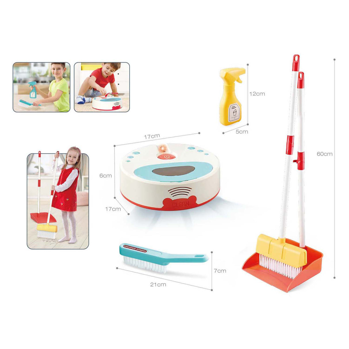 Toy cleaning set - 5 pieces.