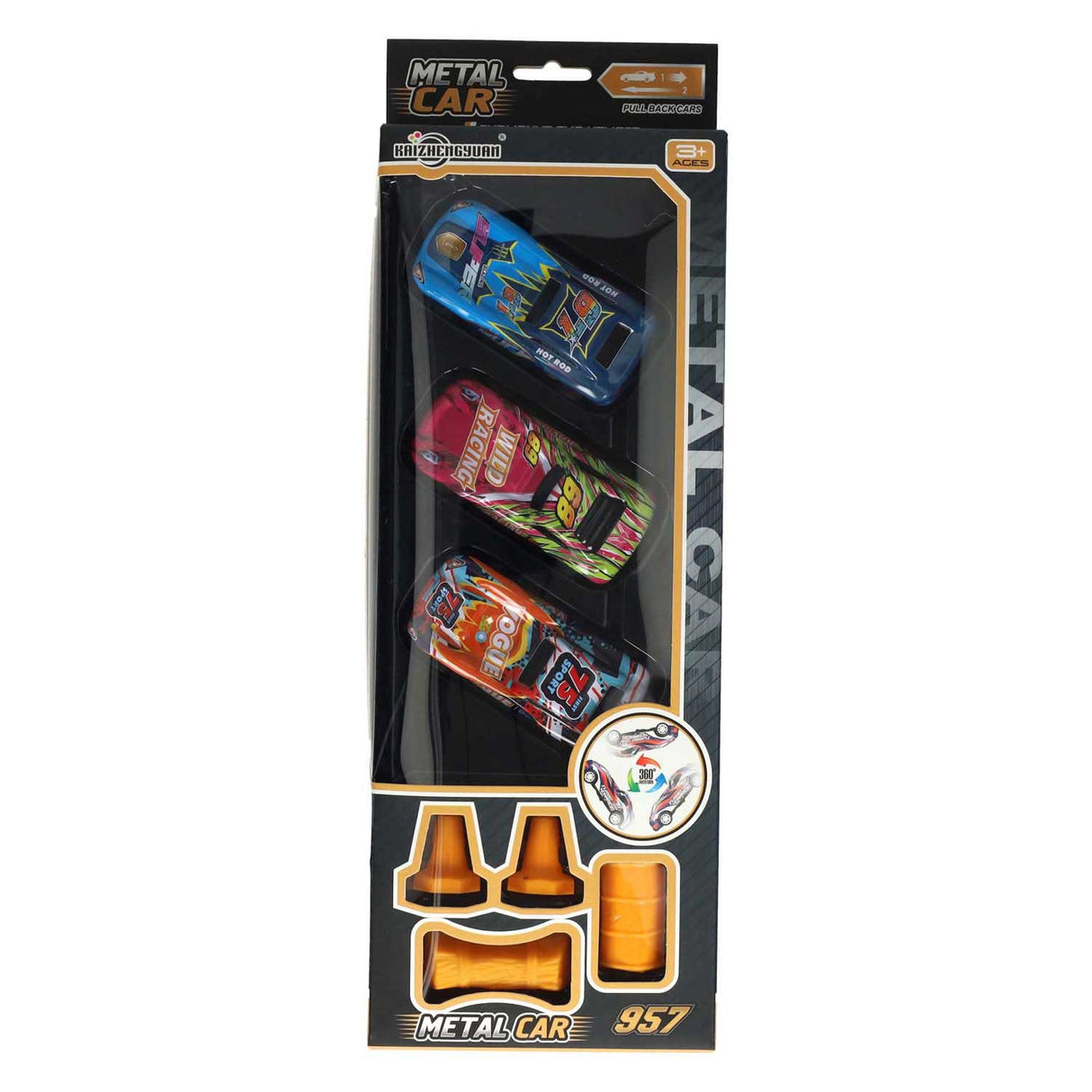 Raceauto backflip pull back set - 3st.