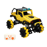 Rc happy build controllable building blocks set pickup truck - 1490pcs.